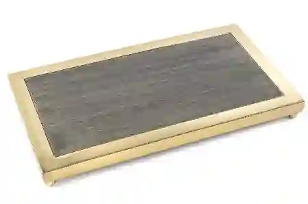 Resim Mikasa Moor Gold Dik Ahşaplı Tepsi 36x20x2cm