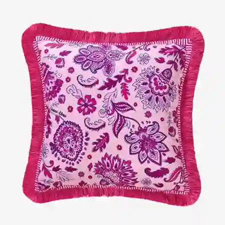 Resim Chiara Alessi Lily Pembe Yastık 45x45cm &Chiara Alessi&