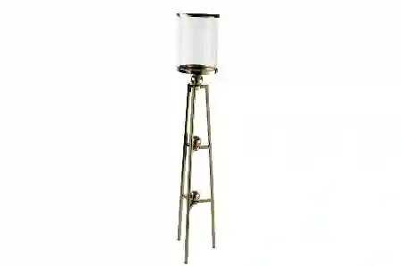 Resim Mikasa Moor Gold 3 Ayaklı Metal Cam Mumluk 21x103cm