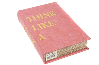 Resim Mikasa Moor Pembe Gold Kitap Kutu 26X17X5Cm