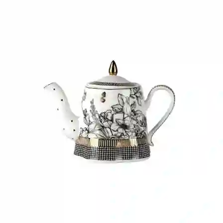 Resim Lucky Art Maggey New Bone China Porselen Çaydanlık