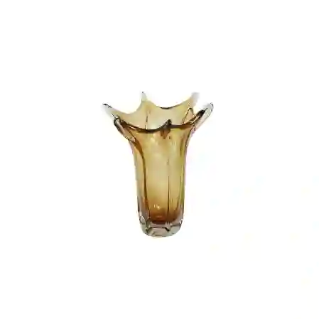 Resim Amber Altıgen Vazo 28X33 Cm