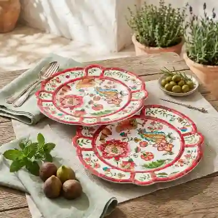 Resim Bellus Melamın 28Cm 2Lı Tabak Seti