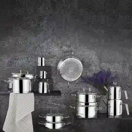 Resim Aryıldız Vento Prestige 20 Parça İdeal Tencere Seti