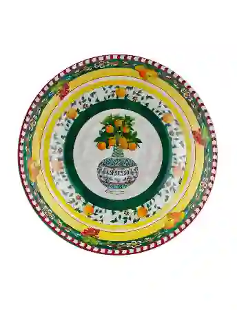 Resim Yeşil Melamin Kase 20 Cm Carpe Diem &Chiara Alessi&