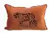 Resim Mikasa Moor Leopar Nakışlı Turuncu Yastık 35x50cm