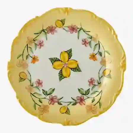 Resim Stoneware Il Sogno Sarı Tabak 26,5 Cm