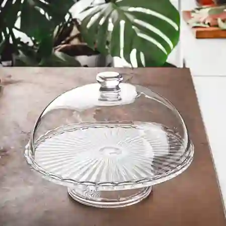 Resim Kosova Sur-83 Cam Kapaklı Ayaklı Sunumluk (29*22)