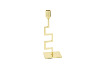 Resim Mikasa Moor Gold Greek Metal Mumluk 9x7x25cm