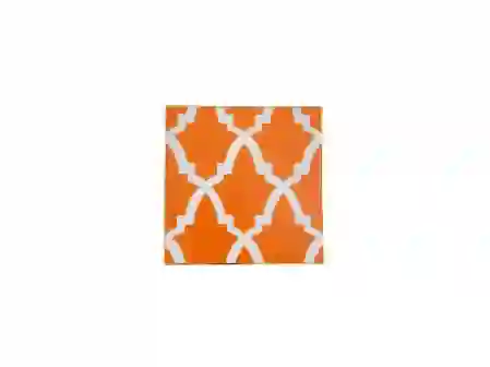 Resim Porland Morocco Turuncu Bardak Altlığı 10X10Cm