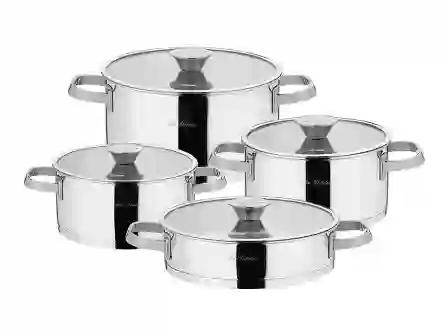 Resim Aryıldız Lilyum Prestige 8 Parça Tencere Set