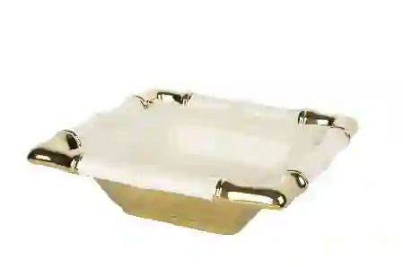 Resim Mikasa Moor Krem Gold Kase 27X8Cm