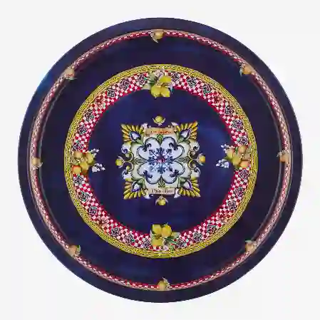 Resim La Felicita 34 cm Yuvarlak Servis Tepsisi