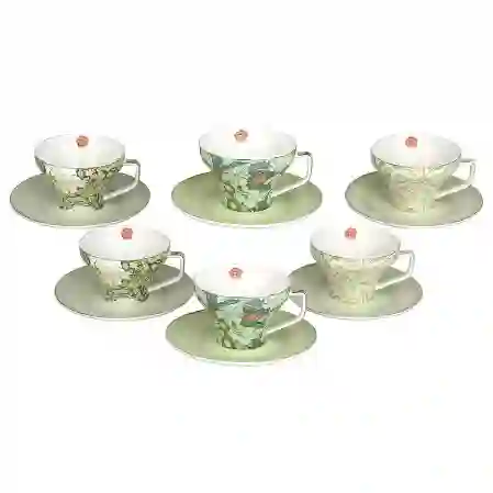 Resim Sylva Bone 6Lı Çay Fıncanı Setı