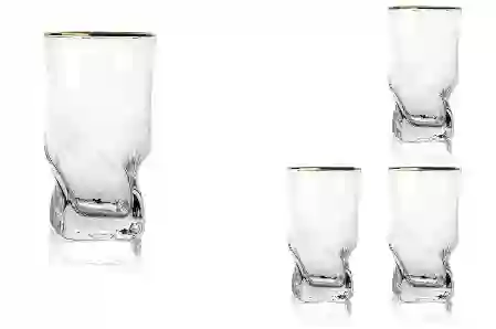 Resim Mikasa Moor Twist Gold 4lü Meşrubat Bardağı 410ml