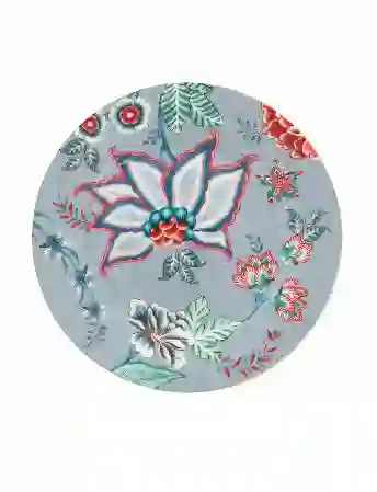 Resim Pip Studio Flower Festival Mavi Tabak 17cm