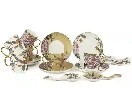 Resim Mikasa Moor Lienna 6lı Kahve Fincanı Seti 18prç 100cc