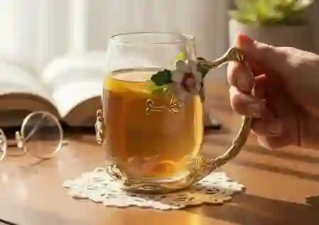 Resim Roy King Metalli Cam Kupa