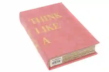 Resim Mikasa Moor Pembe Gold Kitap Kutu 26x17x5cm