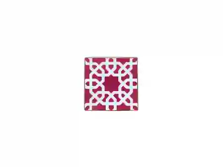 Resim Porland Morocco Fuşya Bardak Altlığı 10X10Cm
