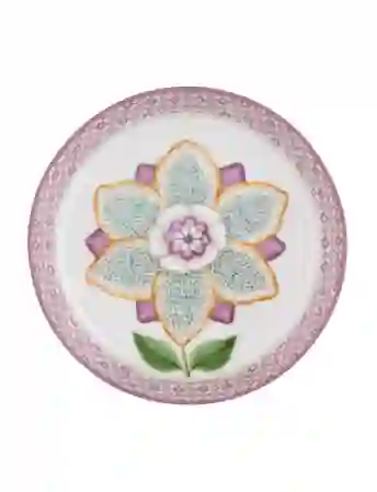 Resim Pip Studio Lily &  Lotus Collection Beyaz Porselen Çay Tabağı 9 Cm