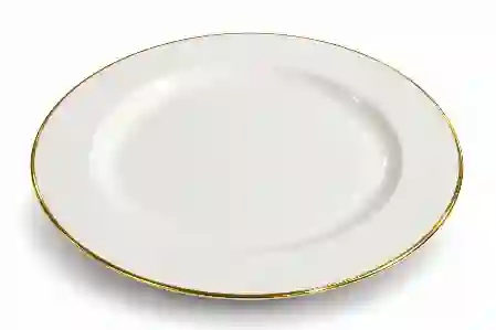 Resim Porser Bonsai Gold Servis Tabağı 24Cm