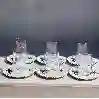 Resim Aryıldız Evaliza Nostalji Kelebek 6'lı Çay Seti