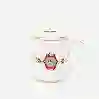 Resim Pip Studio Love Birds Beyaz Madalyon Desenli Demlik 1.3L