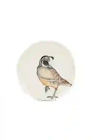 Resim Amorf Turuncu Seramik Tabak 35cm