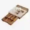Resim Chiara Alessi Acacia Elegance Beyaz Ahşap Peynir Sunum Tabağı  &Chiara Alessi&