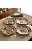 Resim ROSEA BONE 20CM 4LU TABAK SETİ