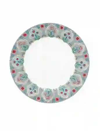 Resim Pip Studio Flower Festival Mavi Tabak 21cm