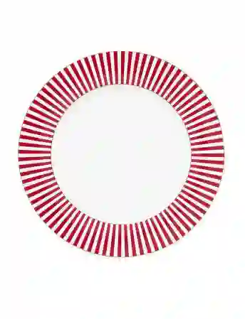 Resim Pip Studio Royal Çizgili Pembe Tabak 26.5cm