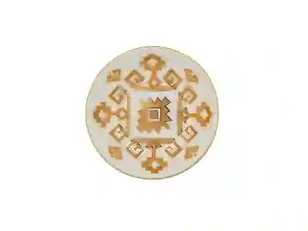 Resim Porland Arabesque Desen Mini Kase 10Cm 04Alm006031