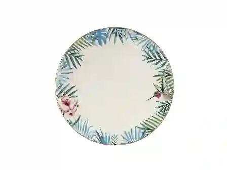 Resim Porland Exotic Desen Düz Tabak 27Cm