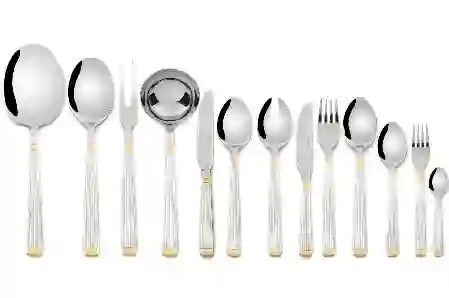 Resim Gustoso Gold 90 Parça Çatal Kaşık Bıçak Seti