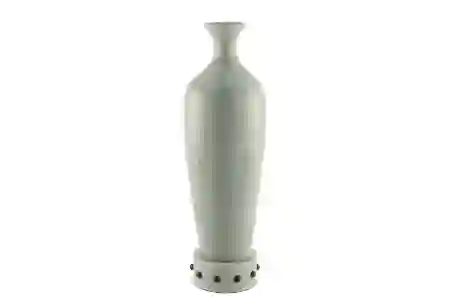 Resim Mikasa Moor Yeşil Noktalı Porselen Vazo 15x45cm